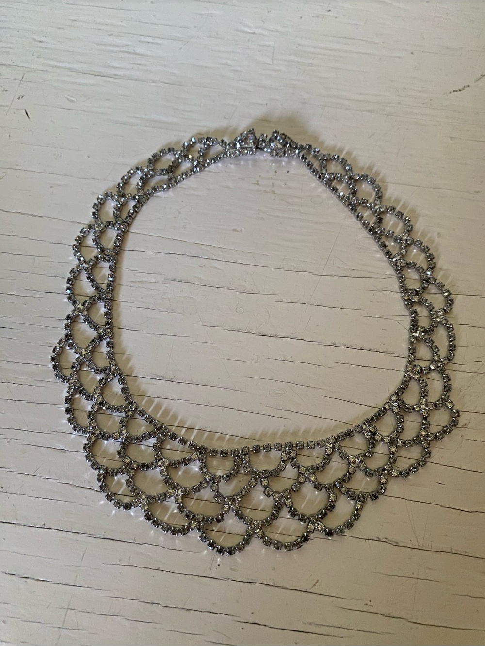 Vintage Rhinestone Collar - Picture 7 of 10